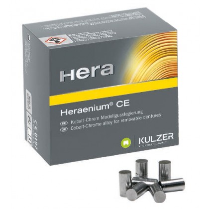 Kulzer Heraenium CE - Chrome Cobalt - 380 Hardness HV10 / 580 MPa -  1kg - 64600955
